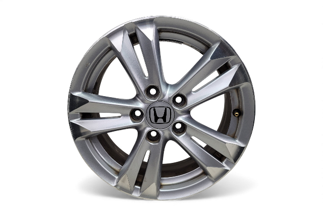Honda CR-Z CRZ 11-12 Alloy Wheel 10 Spoke 16x6, #2, 42700-SZT-A91, E065, OEM, 2011, 2012