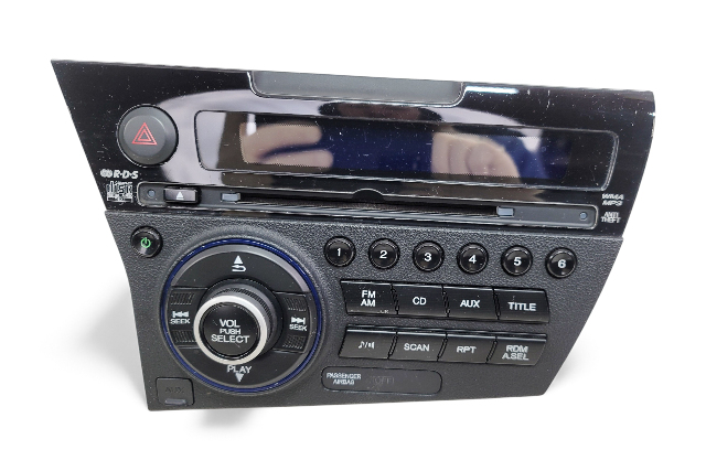 Honda CR-Z CRZ 11-12 CD Player Radio AUX Audio Control 39100-SZT-305, E065, OEM, 2011, 2012