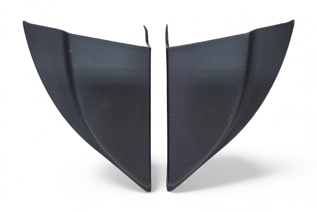 Honda CR-Z CRZ 11-16 Front Interior Door Pillar Corner Garnish Mirror Molding Set, E065, OEM, 2011, 2012, 2013, 2014, 2015, 2016