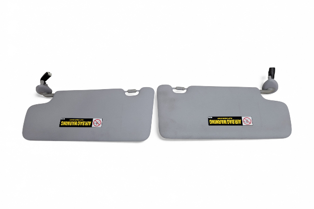 Honda CR-Z CRZ 11 Sun Shade Visor Left/Right Set Light Gray/Grey 83230-SZT-A11ZA, E065, OEM, 2011