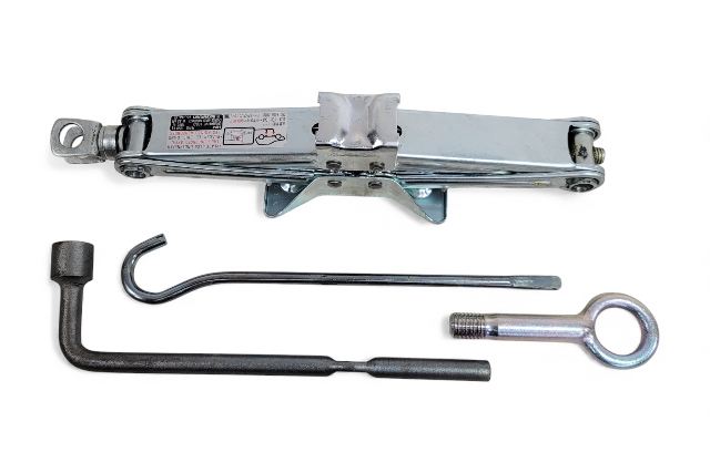 Honda CR-Z CRZ 11-16 Spare Tire Tool Kit Jack Set, 89310-S5A-013, E065, OEM, 2011, 2012, 2013, 2014, 2015, 2016