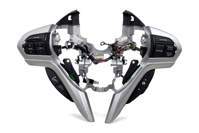 Honda CR-Z CRZ 11-16 Wheel Cruise Volume Control, Buttons 35880-SZT-A02, E065, OEM, 2011, 2012, 2013, 2014, 2015, 2016