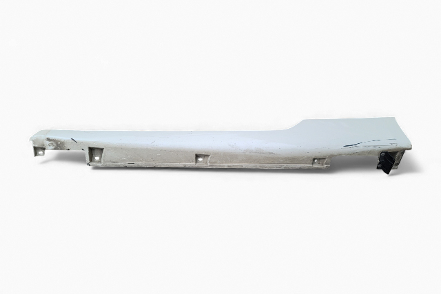 Honda CR-Z CRZ 11-15 Rocker Panel Molding Left/Driver, White Pearl, 71850-SZT-G01ZC, E065, OEM, 2011, 2012, 2013, 2014, 2015