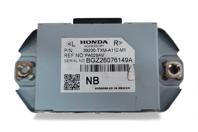Honda Insight 19-22 Active Noise Module Unit Control 39200-TXM-A11, E066, OEM, 2019, 2020, 2021, 2022