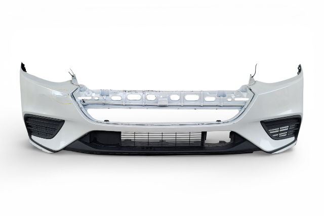 Honda Insight 19-22 Front Bumper Cover Assembly Platinum White, 04711-TXM-A90ZZ, E066, OEM, 2019, 2020, 2021, 2022