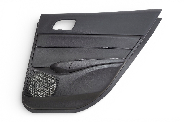 Acura ILX 19-22 Rear Right/Passenger Door Panel Black Leather 83701-TV9-A31ZE, E067, OEM, 2019, 2020, 2021, 2022