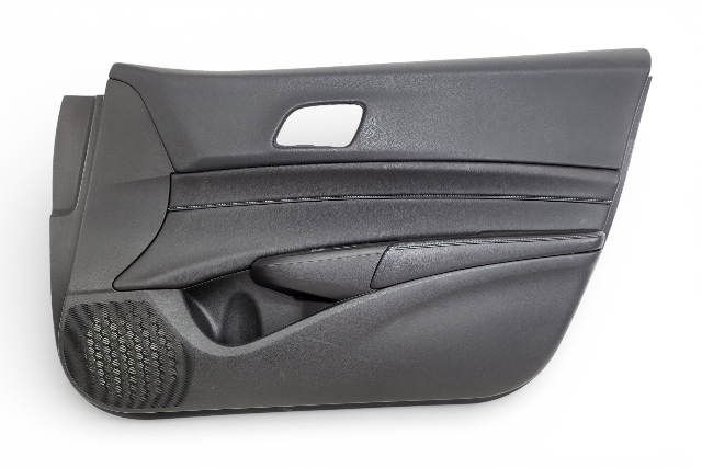 Acura ILX 19-22 Front Right/Passenger Door Panel Black Leather 83501-TV9-A31ZE, E067, OEM, 2019, 2020, 2021, 2022