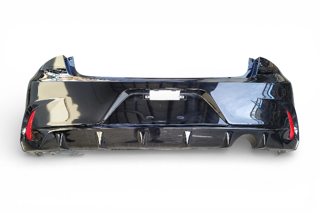 Acura ILX A-SPEC 19-22 Rear Bumper Cover Assembly Black, 04715-T3R-A90ZZ, E067, OEM, 2019, 2020, 2021, 2022