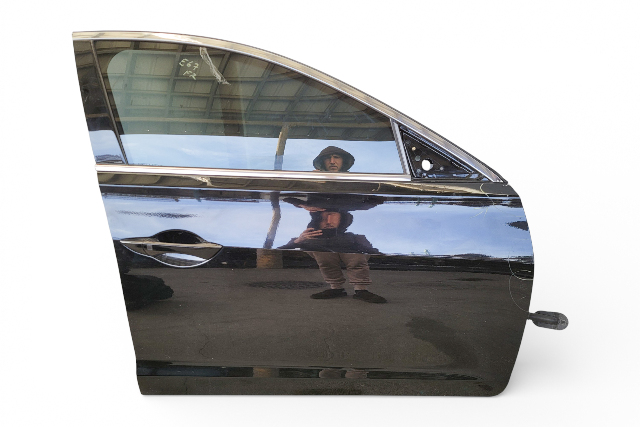 Acura ILX 13-22 Front Right Door Assembly Black, 67010-TX6-A81ZZ, E067, OEM, 2013, 2014, 2015, 2016, 2017, 2018, 2019, 2020, 2021, 2022