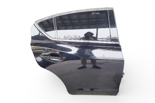 Acura ILX 16-22 Rear Right Door Assembly Black, 67510-TX6-A81ZZ, E067 2019, OEM, 2016, 2017, 2018, 2019, 2020, 2021, 2022