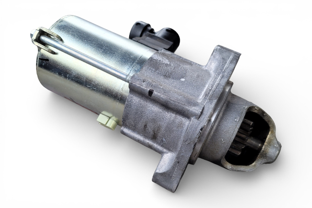 Acura ILX 16-22 Starter Motor Mitsuba AT A/T 2.4L 4 cylinder 31200-R4H-A02, E067, OEM, 2016, 2017, 2018, 2019, 2020, 2021, 2022