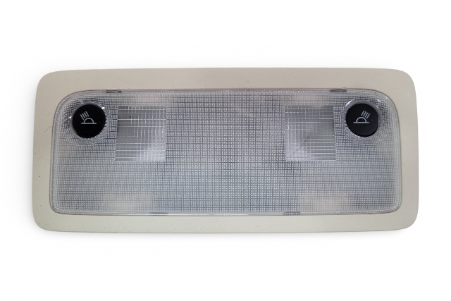 Lexus ES300h 13-16 Rear Overhead Console Pocket Dome Light Gray 81360-33040-A0, E068, OEM, 2013, 2014, 2015, 2016