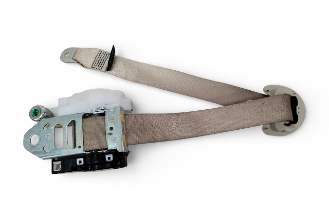 Lexus ES300h 13-16 Seatbelt Front Right/Passenger Seat Belt Ivory, 73210-33600-A2, E068, OEM, 2013, 2014, 2015, 2016