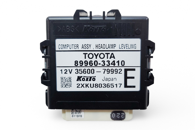 Lexus ES300h 13-16 Adaptive Headlight Leveling Control Module 89960-33490, E068, OEM, 2013, 2014, 2015, 2016