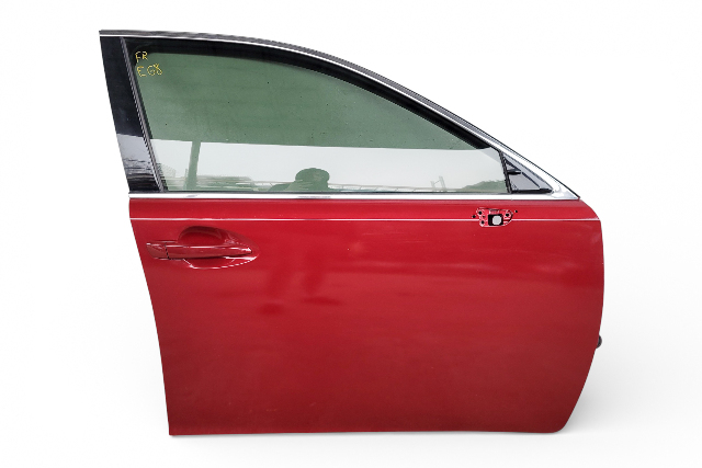 Lexus ES300h 13-14 Front Right/Passenger Side Door Assembly Red 67001-33210, E068, OEM, 2013, 2014