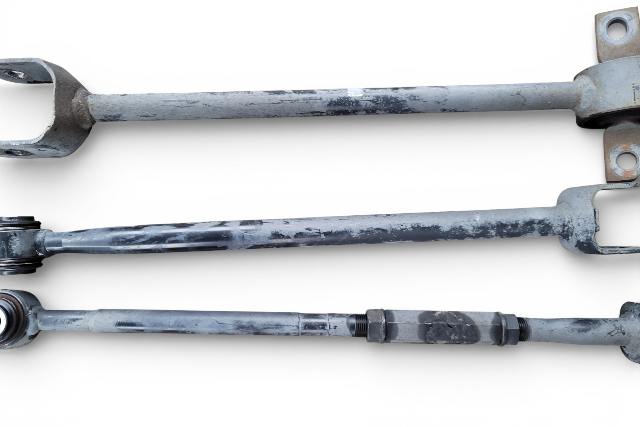 Lexus ES300h 13-18 Control Arm Rear Left/Driver Strut Rod (3) Piece Set, 487A0-33010, E068, OEM, 2013, 2014, 2015, 2016, 2017, 2018