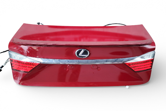 Lexus ES300h 13-18 Trunk Decklid Luggage Lid Red, 64401-33640, E068, OEM, 2013, 2014, 2015, 2016, 2017, 2018