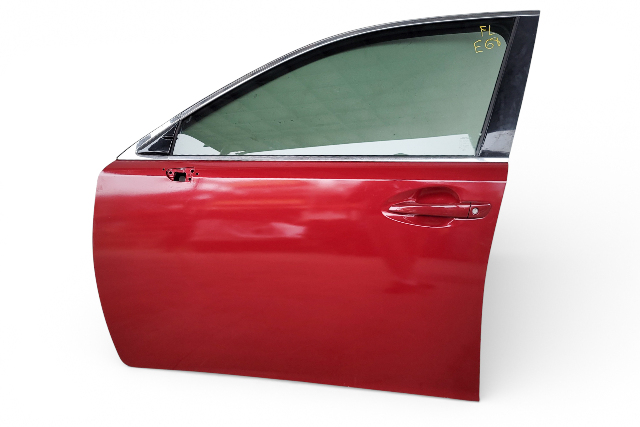 Lexus ES300h 13-14 Front Left/Driver Side Door Assembly Red 67002-33210, E068, OEM, 2013, 2014