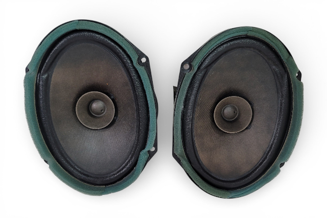 Mazda 3 Speed MazdaSpeed 04-09 Rear Left/Right Door Speaker Set, GJ6A-66-960, E069, OEM, 2004, 2005, 2006, 2007, 2008, 2009