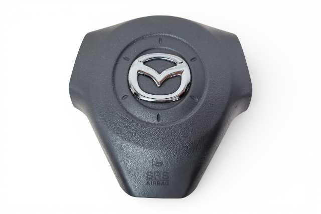 Mazda 3 Speed MazdaSpeed 04-09 Driver Air Wheel Bag Black BN8P-57-K00A, E069, OEM, 2004, 2005, 2006, 2007, 2008, 2009