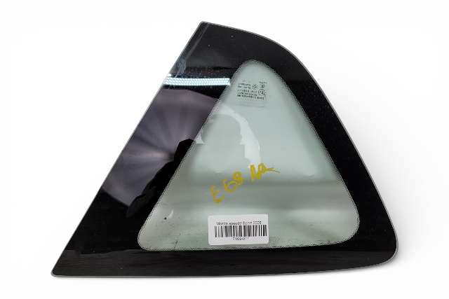 Mazda 3 Speed MazdaSpeed 04-09 Rear Door Window Glass Right/Passenger BP4K-62-950D, E069, OEM, 2004, 2005, 2006, 2007, 2008, 2009