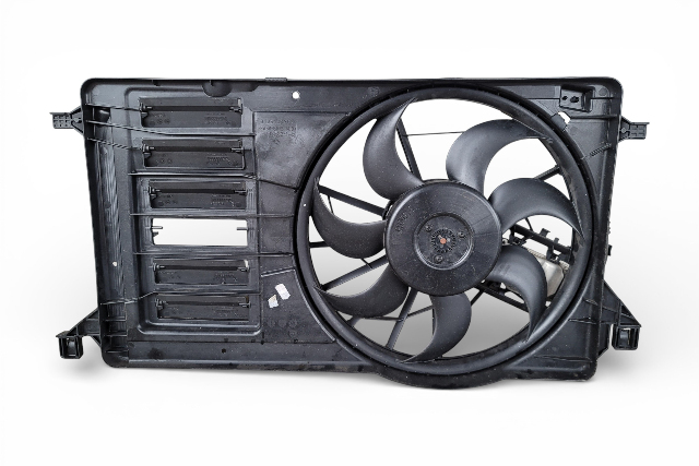 Mazda 3 MazdaSpeed 07-09 Cooling Fan Assembly w/Shroud, L33X-15-025F, E069, OEM, 2007, 2008, 2009