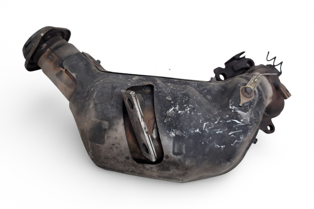 Mazda 3 MazdaSpeed 07-13 Front Exhaust Muffler Pipe w/Flex Muffler Pipe Converter L3F2-20-50XE, E069, OEM, 2007, 2008, 2009, 2010, 2011, 2012, 2013