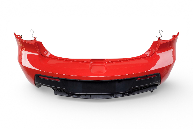 Mazda 3 Speed MazdaSpeed 07-09 Rear Bumper Cover Assembly Red, BA6R-50-221E-BB, E069, OEM, 2007, 2008, 2009