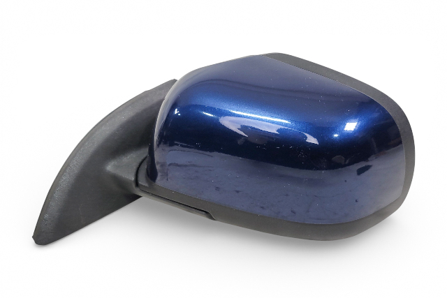 Nissan Leaf 13-17 Side View Mirror Left/Driver Side Blue, 96302-4NC0C, E070, OEM, 2013, 2014, 2015, 2016, 2017