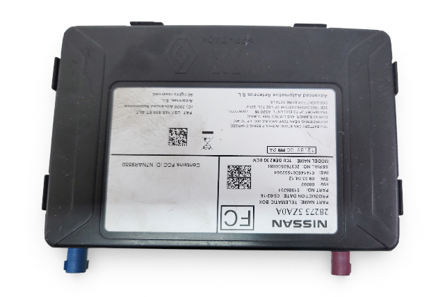 Nissan Leaf 15-17 Telematic  Communication Control Module 28275-5ZA0A, E070OEM, 2015, 2016, 2017
