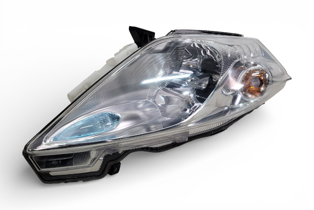 Nissan Leaf 14-17 Headlamp Head Light Lamp Right/Passenger 26010-9RB0A, E070, OEM, 2014, 2015, 2016, 2017