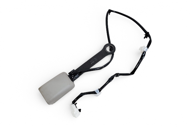 Nissan Leaf 13-24 Seat Belt Retractor, Front Left, Grey, 86843-3NF8A, E070, OEM, 2013, 2014, 2015, 2016, 2017, 2018, 2019, 2020, 2021, 2022, 2023, 2024