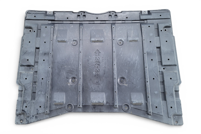 Nissan Leaf 13-17 Under Engine/Battery Cover Plastic Splash Shield 748N2-3NF0A, E070, OEM, 2013, 2014, 2015, 2016, 2017