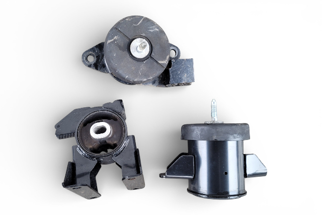 Nissan Leaf 11-24 Rear Engine Insulator Assembly Mount Set(3) 11210-3NF0A, E070, OEM, 2011, 2012, 2013, 2014, 2015, 2016, 2017, 2018, 2019, 2020, 2021, 2022, 2023, 2024