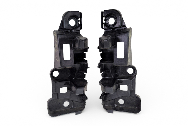 Subaru Crosstrek 18-23 Rear Retainer Bumper Bracket Support Left/Right Set 57707-FL460, E072, OEM, 2018, 2019, 2020, 2021, 2022, 2023