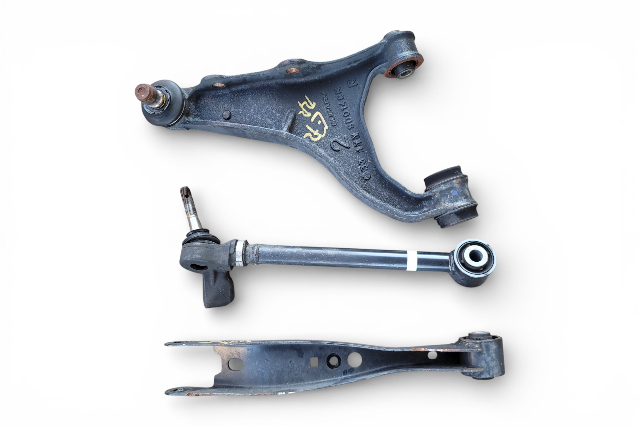 Subaru Crosstrek 16-25 Rear Upper/Lower Control Arm Set Right/Passenger, 20252SG001, E064, OEM, 2016, 2017, 2018, 2019, 2020, 2021, 2022, 2023, 2024, 2025