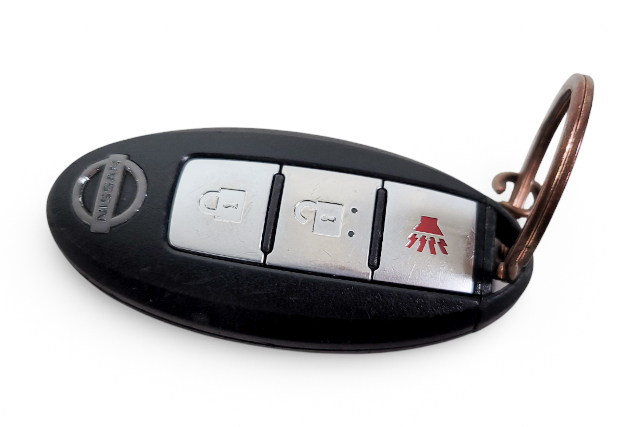 Nissan Juke 11-17 Remote Smart System Key Fob Transmitter Factory 285E3-1KM0D, E073, OEM, 2011, 2012, 2013, 2014, 2015, 2016, 2017