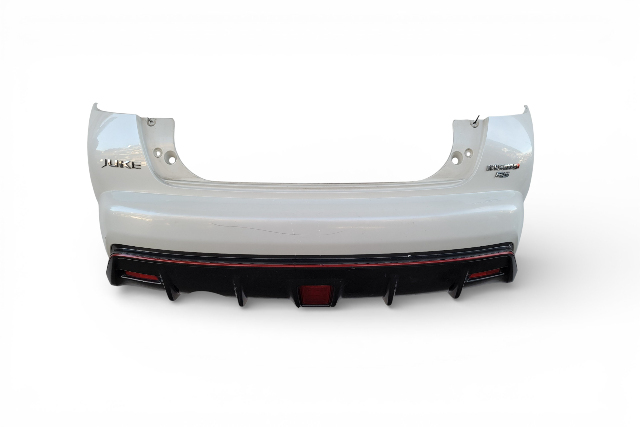 Nissan Juke 13-17 Rear Bumper Cover Assembly White, 85022-3NF0H, E073, OEM, 2013, 2014, 2015, 2016, 2017