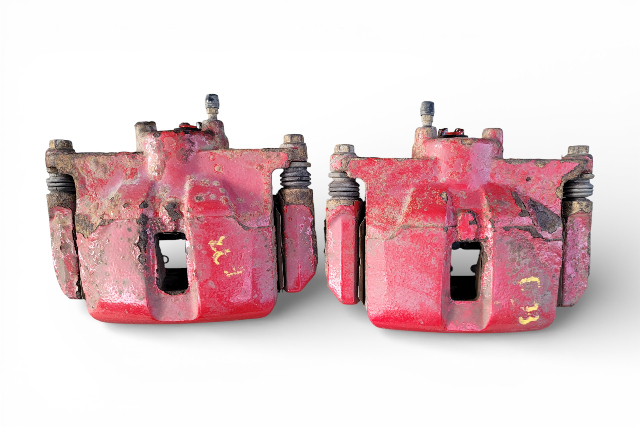 Nissan Juke 13-17 Front Right/Left Brake Caliper Set, 41011-3YW0A, E073, OEM, 2013, 2014, 2015, 2016, 2017