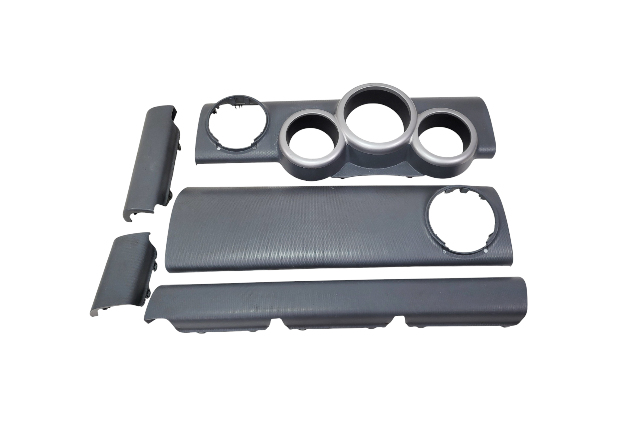 Honda Element 03-08 Instrument Bezel Panel Trim Gray Set(5)77105-SCV-A01ZC, E074, OEM, 2003, 2004, 2005, 2006, 2007, 2008