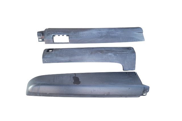 Honda Element 05-11 Roof Panel Molding Left/Driver Set(3) Black Textured 75220-SCV-A01ZC, E074, OEM, 2005, 2006, 2007, 2008, 2009, 2010, 2011