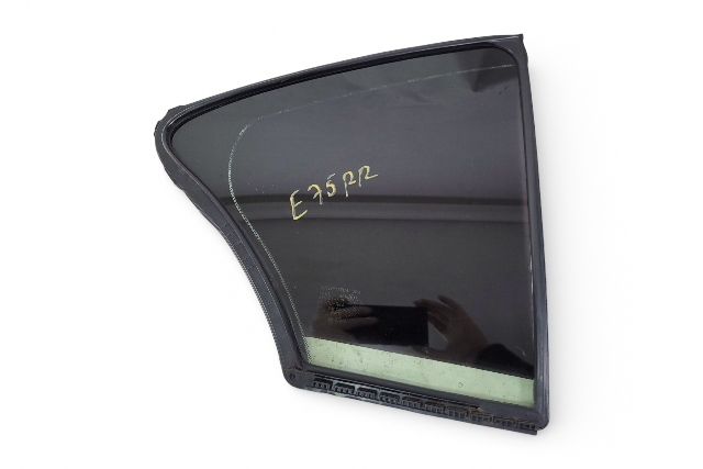 Infiniti Q50 16-23 Rear Quarter Right/Passenger Side Glass 82262-6HE0A, E075, OEM, 2016, 2017, 2018, 2019, 2020, 2021, 2022, 2023