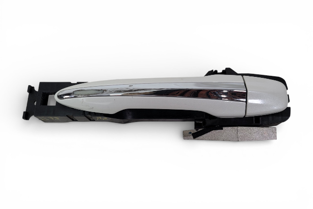 Infiniti Q50 15-23 Rear Right/Passenger Exterior Door Handle White, 82640-4GA9A, E075, OEM, 2015, 2016, 2017, 2018, 2019, 2020, 2021, 2022, 2023