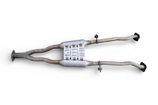 Infiniti Q50 14-19 Center Middle Exhaust Pipe Sub Muffler, 20300-4GA2B, E075, OEM, 2014, 2015, 2016, 2017, 2018, 2019