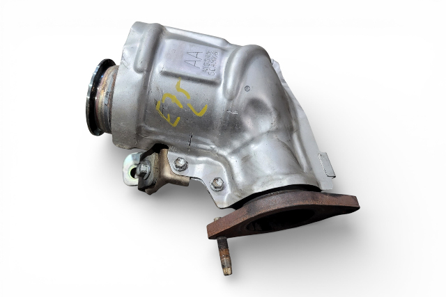 Infiniti Q50 16-23 Left Exhaust Muffler Pipe Upper Converter 208B3-5CA1A, E075, OEM, 2016, 2017, 2018, 2019, 2020, 2021, 2022, 2023