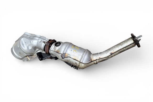 Infiniti Q50 18-23 Right Exhaust Muffler Pipe Lower Converter B0802-6HL0A, E075, OEM, 2018, 2019, 2020, 2021, 2022, 2023