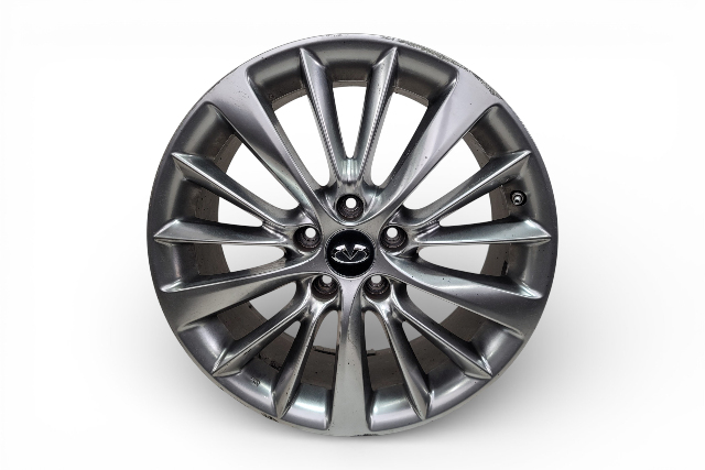 Infiniti Q50 17-23 Rear Alloy Wheel Rim 15 Spoke 18x7.5, D0C00-6HH4A, #2, E075, OEM, 2017, 2018, 2019, 2020, 2021, 2022, 2023