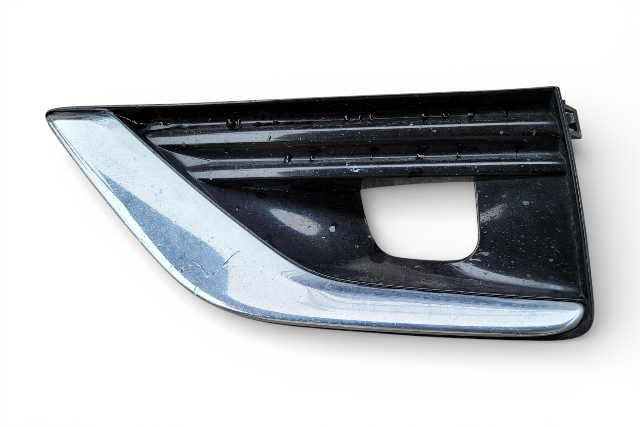 Infiniti Q50 17-23 Front Bumper Fog Light Grille Bezel Cover Left/Driver Side 62257-6HH0A, E075, OEM, 2017, 2018, 2019, 2020, 2021, 2022, 2023