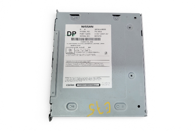 Infiniti Q50 15-19 AM FM Radio CD Player Receiver, 28330-4HB5A , E075, OEM, 2015, 2016, 2017, 2018, 2019