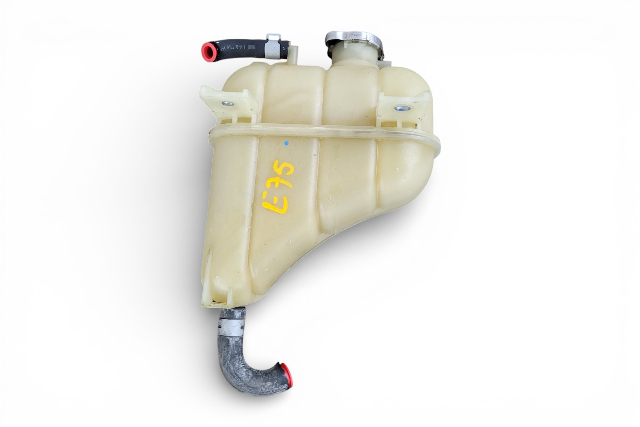 Infiniti Q50 16-23 Radiator Coolant Tank/Reservoir 21710-5CF0A, E075, OEM, 2016, 2017, 2018, 2019, 2020, 2021, 2022, 2023
